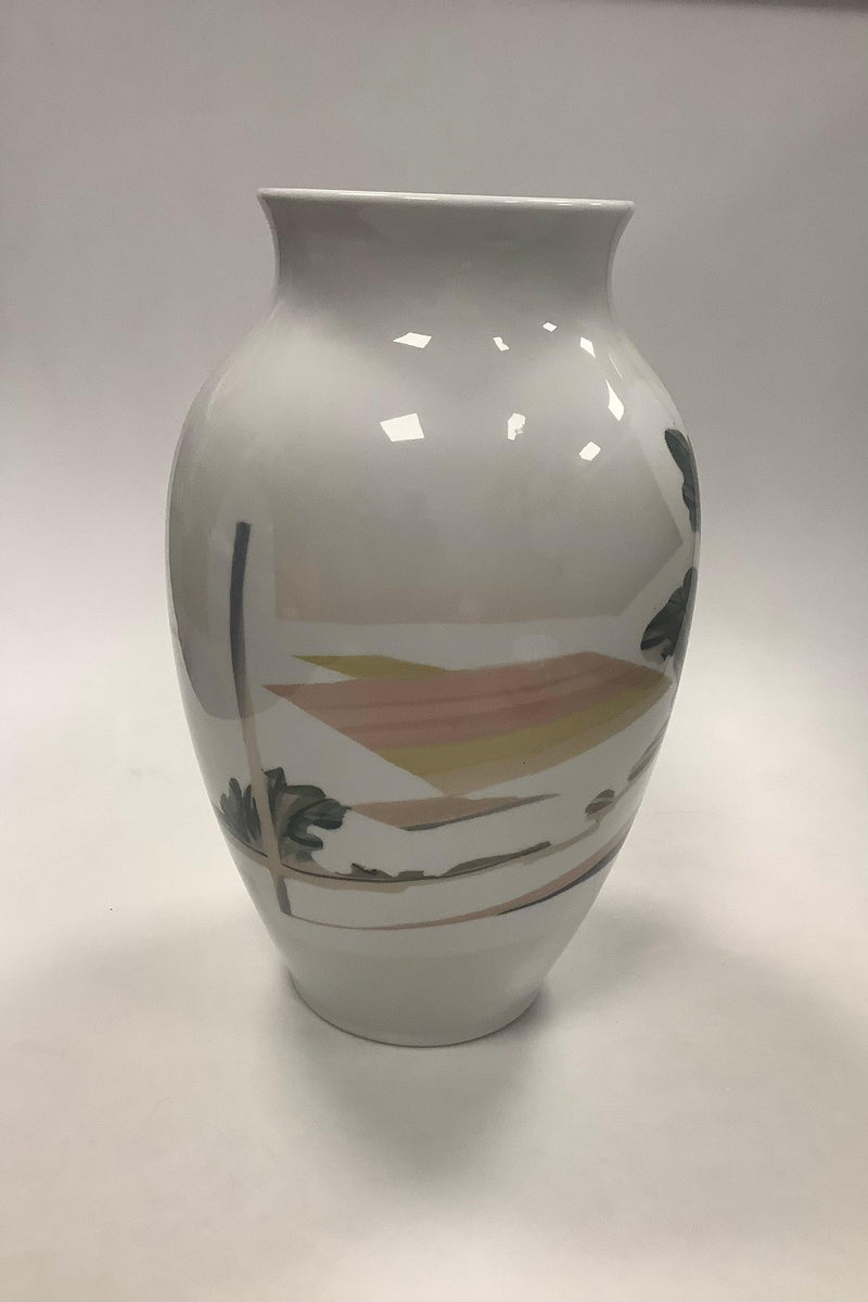 Royal Copenhagen Unika Vase af Andy Li Vase. Signeret October 1985.