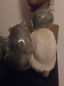 Royal Copenhagen Faun/pan med Bjørn Figur Knud Kyhn No 2402 1 sortering