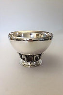 Georg Jensen Stor Skål i Sterling Sølv af Gustav Pedersen No 584B