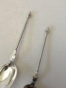 Pair of Danish Apostle Silver Spoons from 1897.