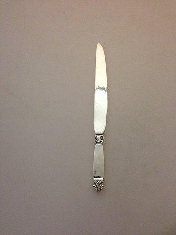 Georg Jensen Sterling Sølv Dronning Sjælden Kagekniv i Helsølv
