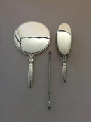 Georg Jensen Sterling Silver Harald Nielsen Mirror, Brush and Cumb No 172