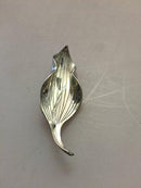 Anton Michelsen リーフ型ブローチ スターリングシルバー Gertrud Engelによるデザイン。