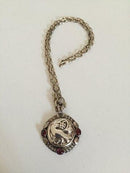 Georg Jensen halssmykke i sterling sølv med sten, lavet hos GJ af sølvsmed Andreasen