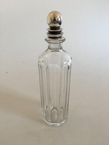 Georg Jensen Sterling Silver Harald Nielsen Flacon Lid No 206 on Baccarat Flacon