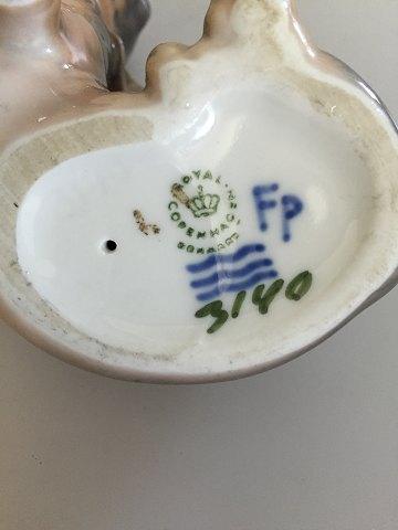 ロイヤルコペンハーゲン ダックスフントのフィギュリン No 3140