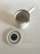 Royal Copenhagen Indigo Chokolade Kande med Låg No 14909