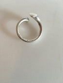 ジョージ ジェンセン スターリング シルバー ディボテッド ハーツ リング No 262