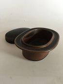 Arabia Stoneware. Ruska Butter Box with Lid.