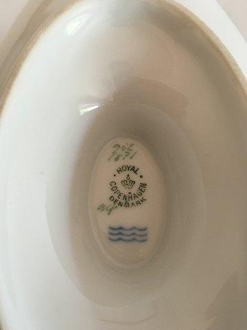 Royal Copenhagen Grøn Svejfet Sauceskål No 1871
