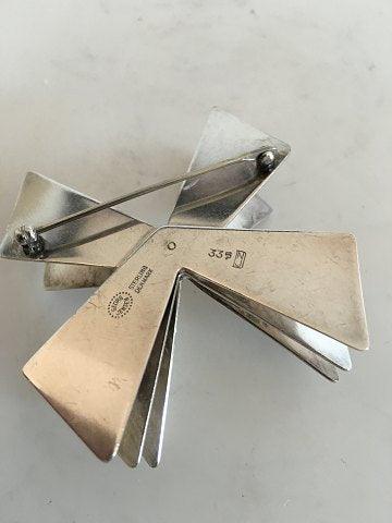 Georg Jensen Sterling Sølv Nanna og Jørgen Ditzel Broche No 335