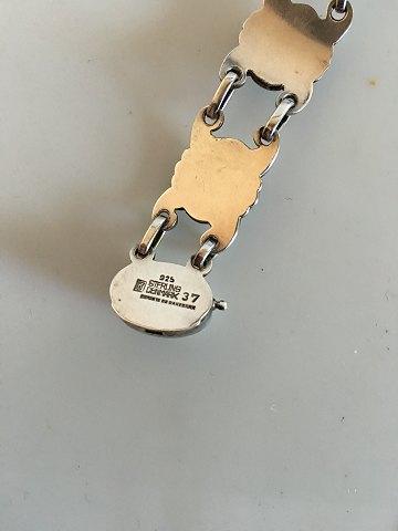 Georg Jensen Sterling Sølv Armbånd No 37 fra 1933-1944