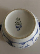 Bing & Grøndahl Blåmalet Musselmalet Riflet Sukkerskål Uden Låg