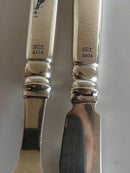 Christiansborg Fischbesteck in Silber. Set mit 24 Stück für 12 Pers.