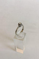 Ring in White Gold with Brilliant. 18 K.