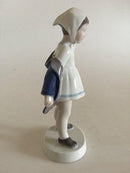 Bing & Grondahl Figurine of Girl taking blue coat off No 2387