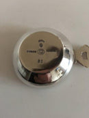 Georg Jensen Konge Sterling Sølv Emaljeret Saltkar No 62 med Saltske