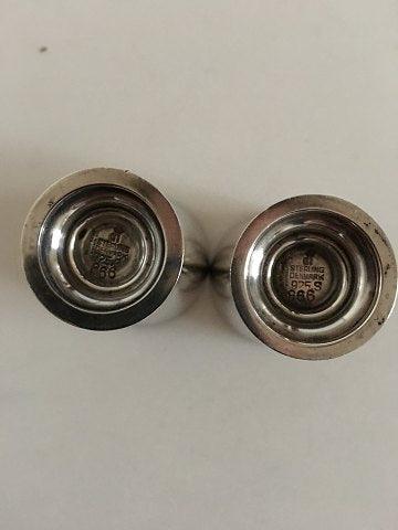 Georg Jensen Sterling Sølv Salt & Peber Sæt No 866