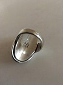 Georg Jensen Sterling Sølv Ring No 46E med Hæmatit Sten