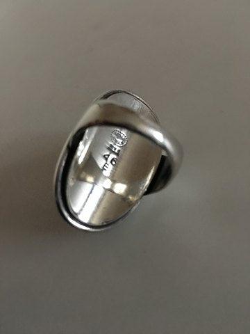 Georg Jensen Sterling Sølv Ring No 46E med Hæmatit