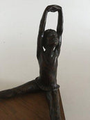 Royal Copenhagen S. G-Kelsey Bronze Figurine af Udstrækkende Balletdanserinde