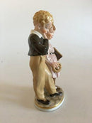 Royal Copenhagen Overglasur figur af Flugten til America No 1761