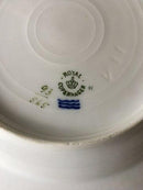 Royal Copenhagen Stel No 93 Asters Hvid Halvblonde m. Blomster og Guldkant Dyb Suppetallerken