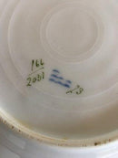 Royal Copenhagen Plate No 166/2031 with Handpainted Flower and Butterfly.