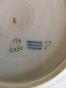 Royal Copenhagen Plate No 166/2031 with Handpainted Flower and Butterfly