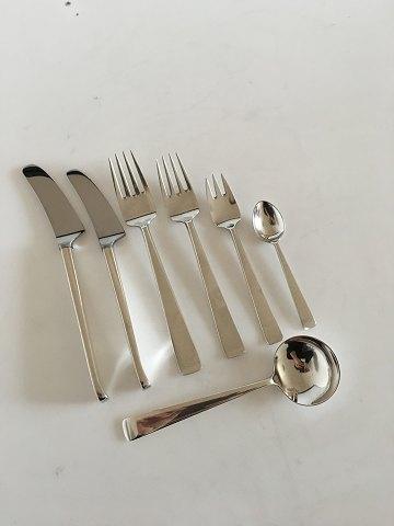 Georg Jensen Sterling Silber Margrethe Besteck Set für 6 Personen 40 Teile