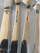 Evald Nielsen No 28 Sterling Silver Flatware Set for 12 People. 48 Pieces