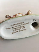 Beswick England Figurine of Beatrix Potter's Flopsy, Mopsy & Cottontail.