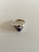 Georg Jensen Sterling Silber Ring Nr. 46C mit Amethyst.