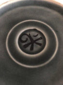 Bing & Grondahl Jens Quistgaard Steingut für Kronjyden / B&G "Azur" Marmeladenglas mit Holzdeckel