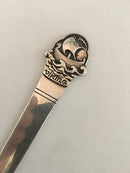 Evald Nielsen Sølv brevåbner med Viking Ornament.