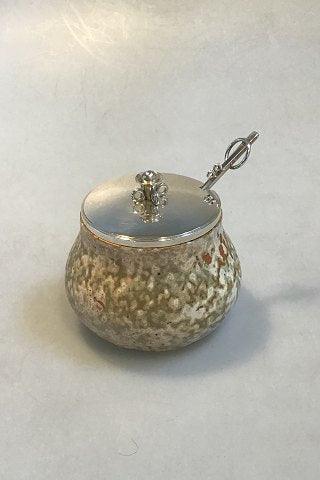 Bode Willumsen Hansen Jam Jar Sterling Silver Lid and Spoon（ボーデ・ウィルムセン・ハンセンジャムジャー スターリングシルバー蓋・スプーン