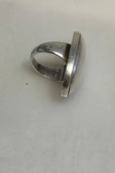 Georg Jensen Sterling Sølv Ring No 90 B Sølvsten
