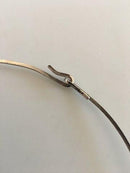 N.E. From Sterling Silver Necklace with Quarts Pendant Piece