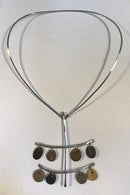 "Georg Jensen" Vivianna Torun Bülow-Hübe银质项链 自己的工作室Unika