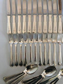 Hans Hansen Arvesølv No. 8 Bestik Sæt til 12 Pers. 36 Dele.