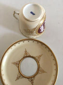Royal Copenhagen Frühe Tasse und Untertasse mit Thorvaldsen-Motiv von 1860-1880