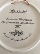 Bjorn Wiinblad Nymølle Ceramic. The Seasons - Summer Plate