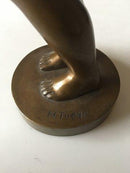 Niels Tvede Bronze Figur af Mor og Barn