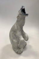 Royal Copenhagen Figur af brølende isbjørn No 502
