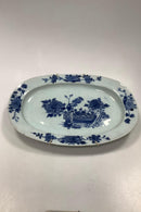 Große ovale chinesische Schale Qianlong 1735-1795