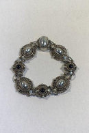 Georg Jensen Sterlingsilber-Armband Nr. 419 (Schwarzer Onyx)