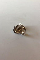 Georg Jensen Sterling Silver Ring with Silver Stones No 46A
