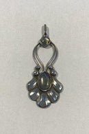 Christian Fjerdingstad&#44; Skagen&#44; Silver 826S ペンダント（ムーンストーン2個）。