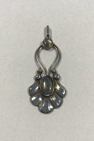 Christian Fjerdingstad&#44; Skagen&#44; Silver 826S ペンダント（ムーンストーン2個）。