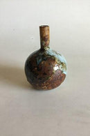 Conny Walther Kugleformet Stentøjsvase med med høj hals